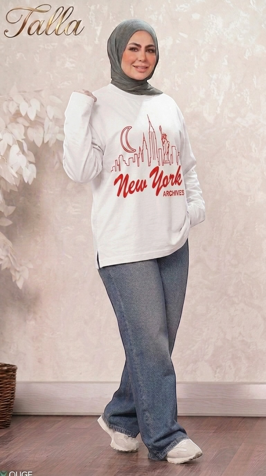 Talla | طلةّ Graphic Print Casual Sweatshirt